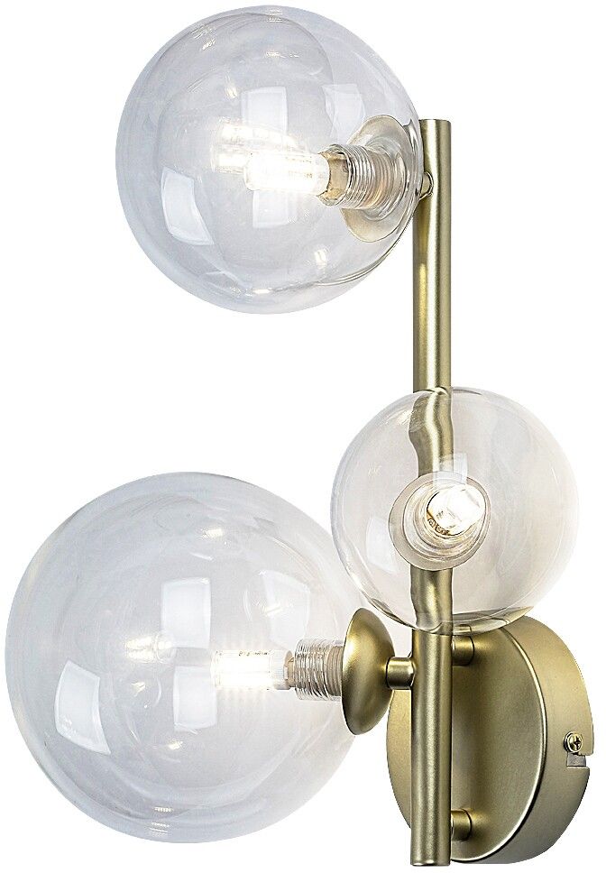 Rabalux Aslov lampă de perete 3x28 W transparent-auriu 71299