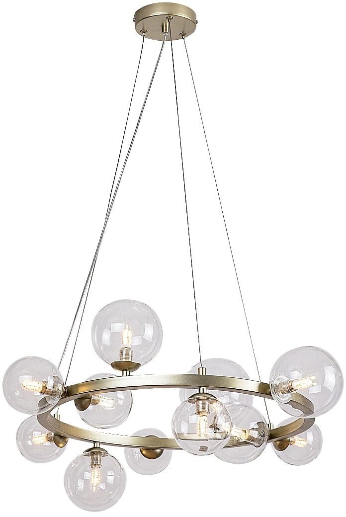 Rabalux Aslov lampă suspendată x28 W transparent-auriu 71300