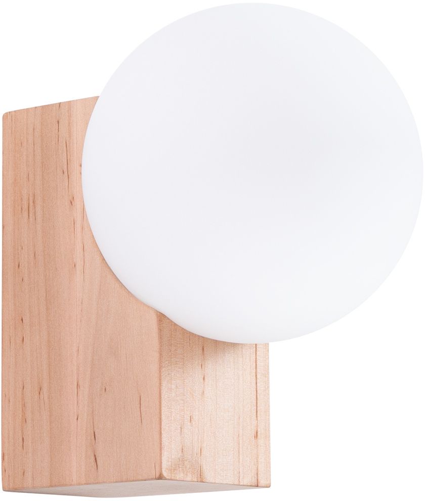 Sollux Lighting Bulbo lampă de perete 1x8 W alb-lemn SL.1682