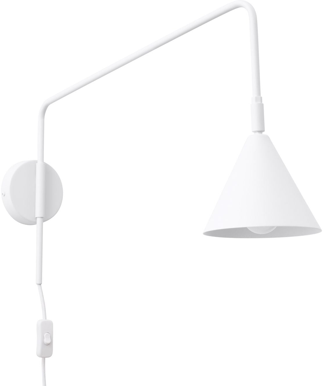 Sollux Lighting Nox lampă de perete 1x10 W alb SL.1696