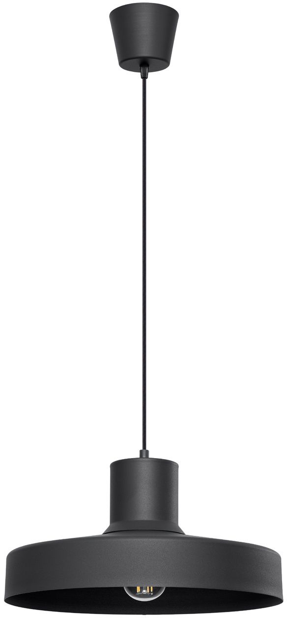 Sollux Lighting Bilo lampă suspendată 1x15 W negru SL.1703