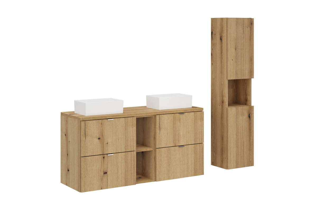 Set dulap Comad Nova Oak NOVA OAK A 82-50-2S, dulap Comad Nova Oak NOVA OAK A 80-03-2D(W80-01A), NOVA OAK 81-20-39, UN-GAJA35-SW 78570A(35), NOVA OAK A 89-120