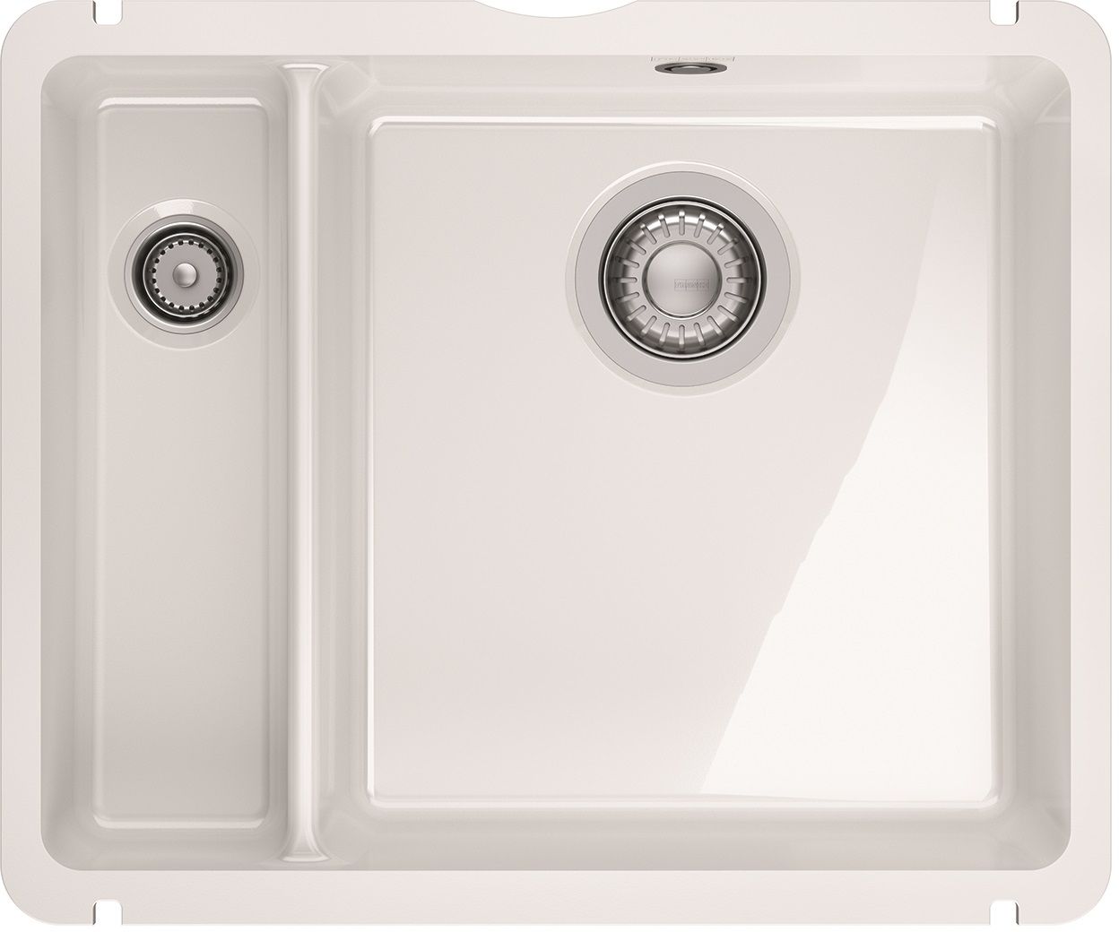 Franke KubusX chiuveta din ceramica 49x40 cm alb 126.0738.298