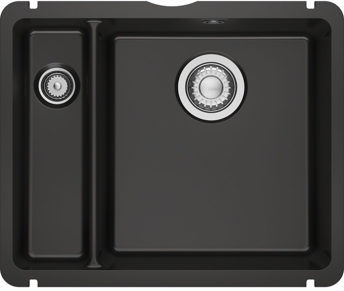 Franke KubusX chiuveta din ceramica 49x40 cm negru 126.0738.301