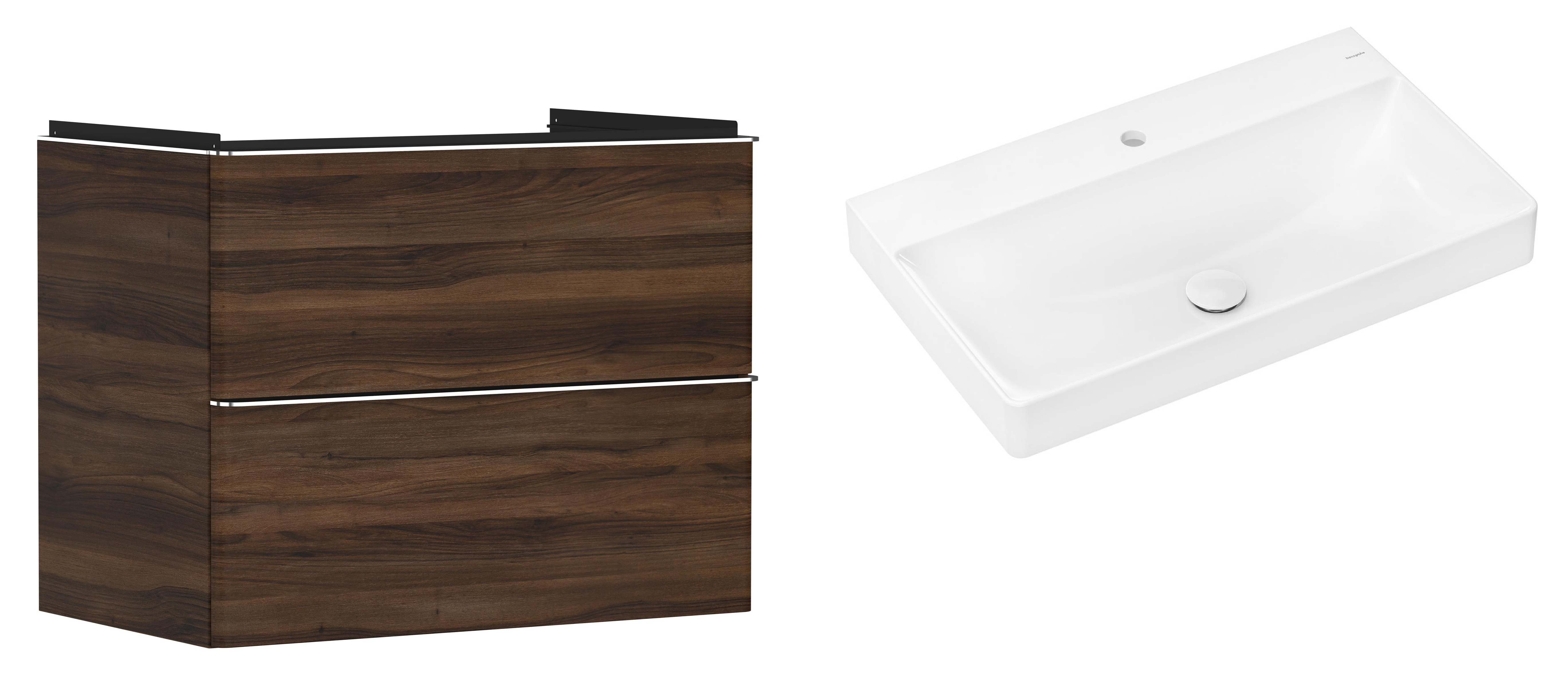 Set dulap Hansgrohe Xelu Q 54030000, lavoar Hansgrohe Xelu Q 61020450