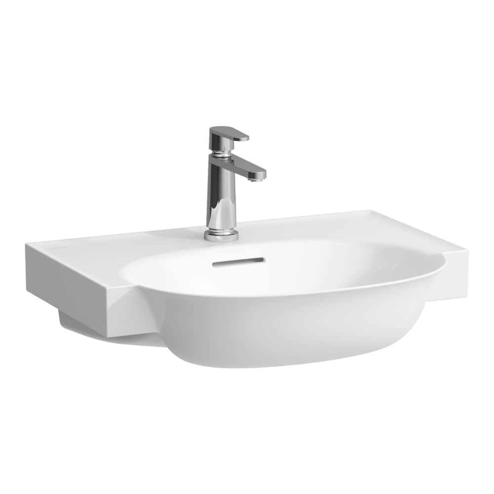 Laufen The New Classic lavoar 60x48 cm semicircular alb luciu H813853R021091