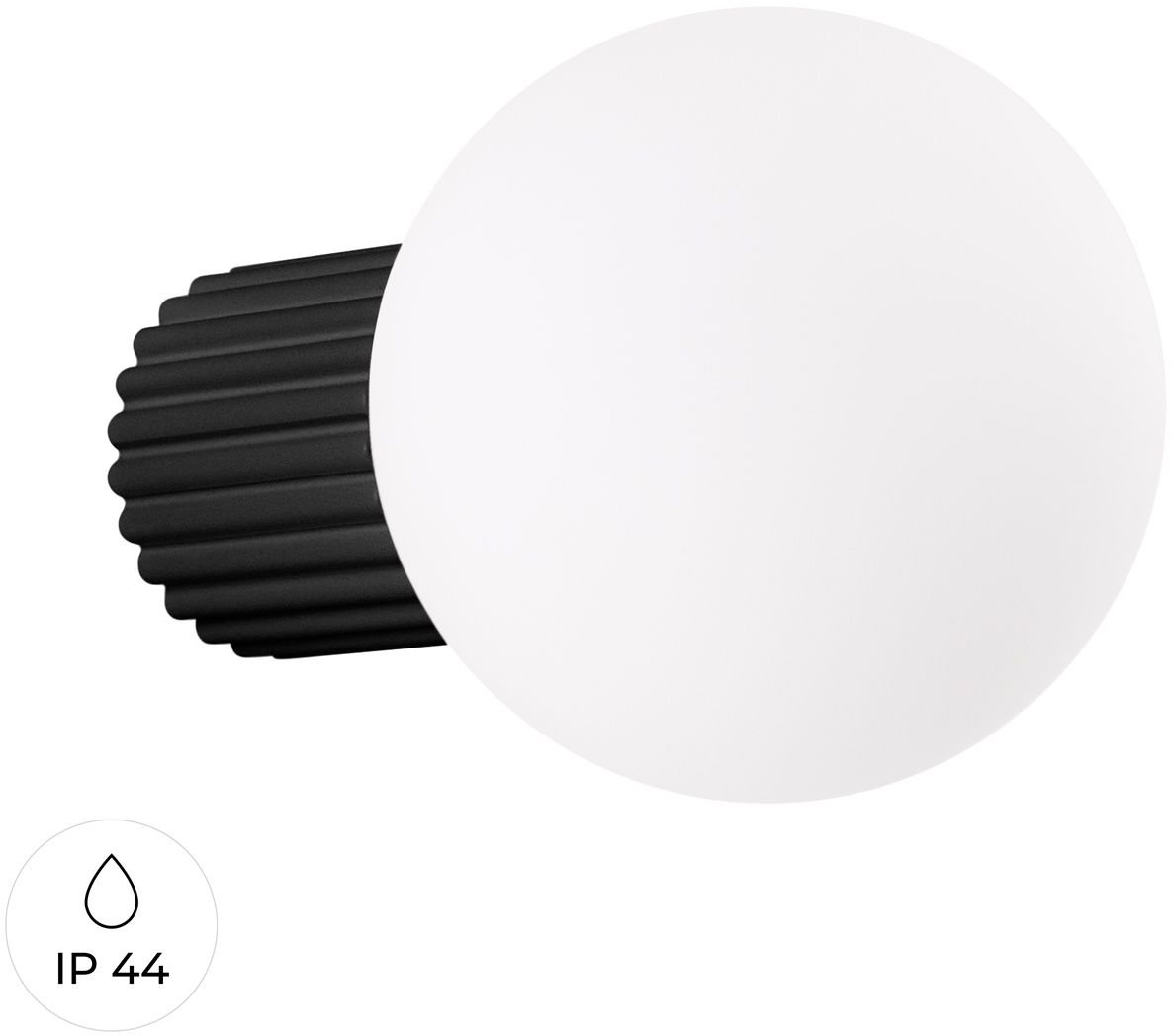 Sollux Lighting Halo lampă de perete 1x8 W alb-negru SL.1712