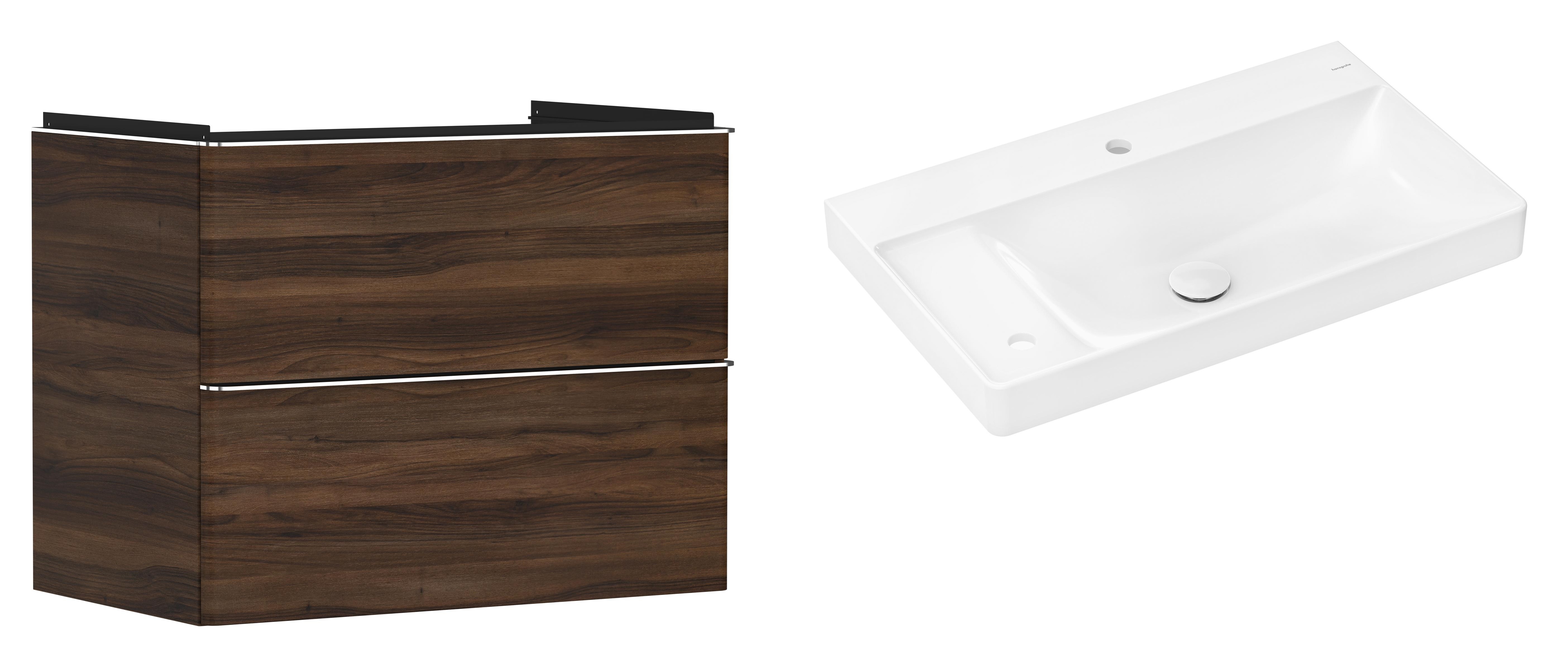 Set dulap Hansgrohe Xelu Q 54030000, lavoar Hansgrohe Xelu Q 61031450