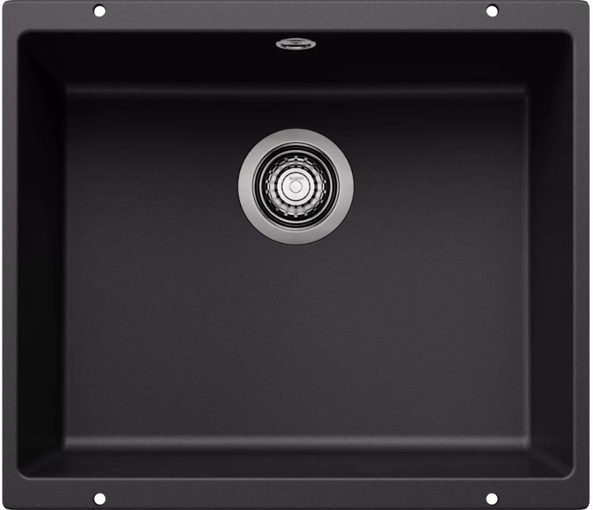 Blanco Rotan 500-U chiuvetă din granit 50x40 cm negru 526098