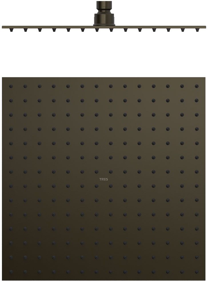 Tres Selection cap de duș 30x30 cm pătrat negru 134315012KMB