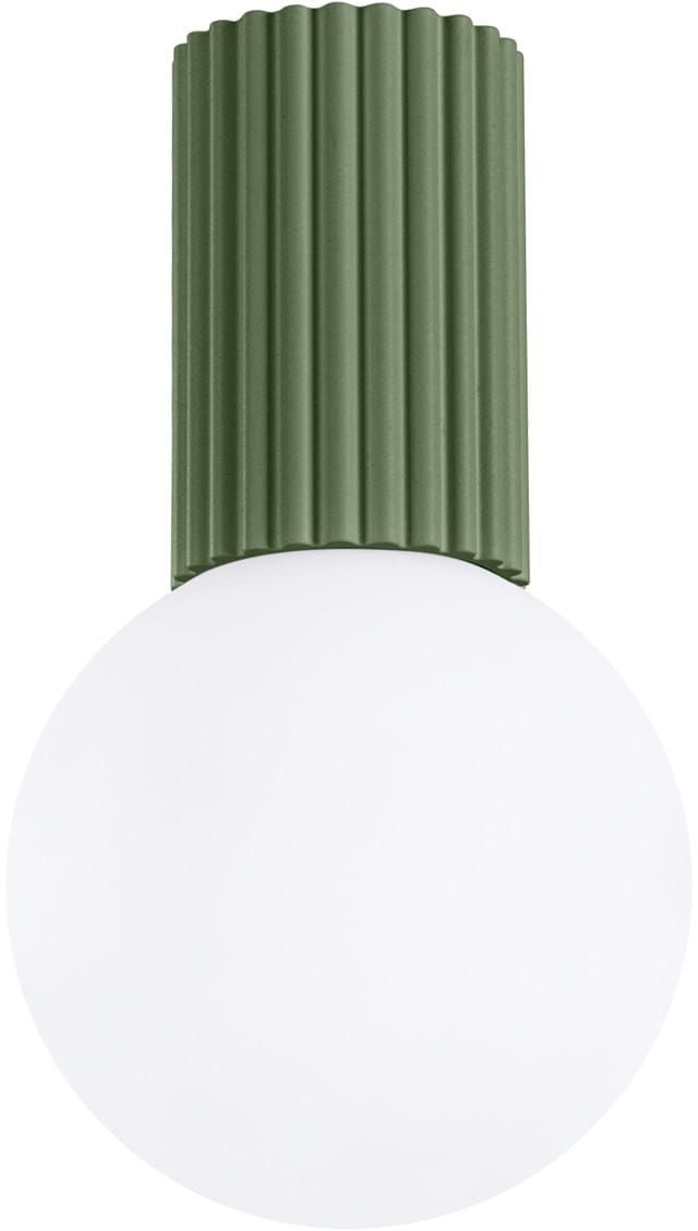 Sollux Lighting Halo lampă de tavan 1x8 W alb-verde SL.1723