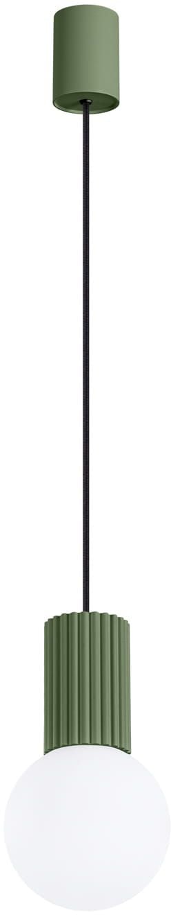 Sollux Lighting Halo lampă suspendată 1x8 W alb-verde SL.1724