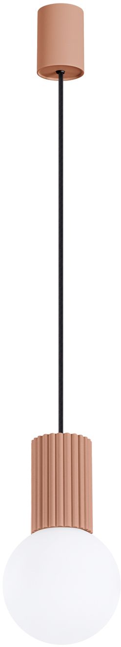 Sollux Lighting Halo lampă suspendată 1x8 W alb-bej SL.1734