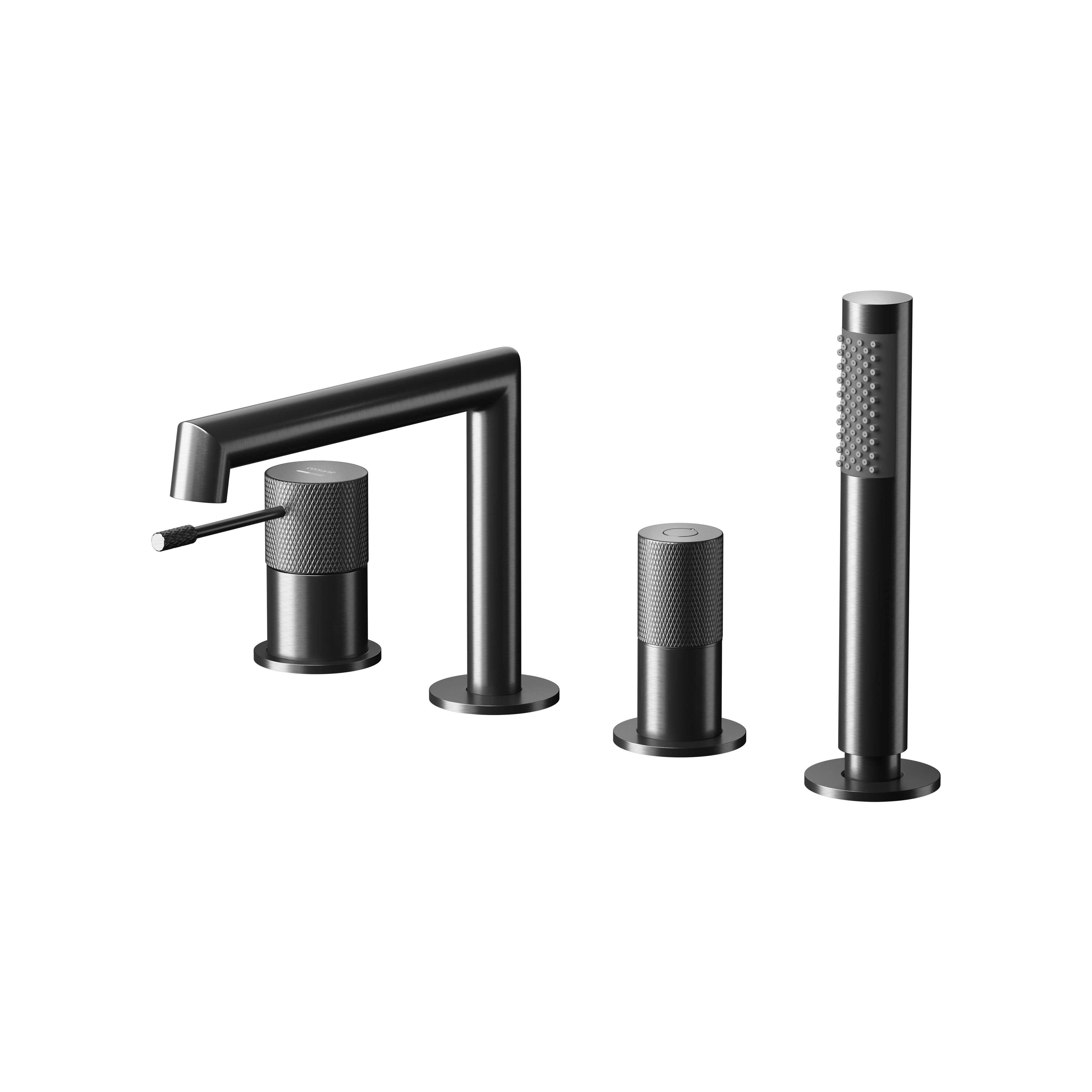 Cersanit Zen baterie cadă-duș cadă negru-grafit S951-793