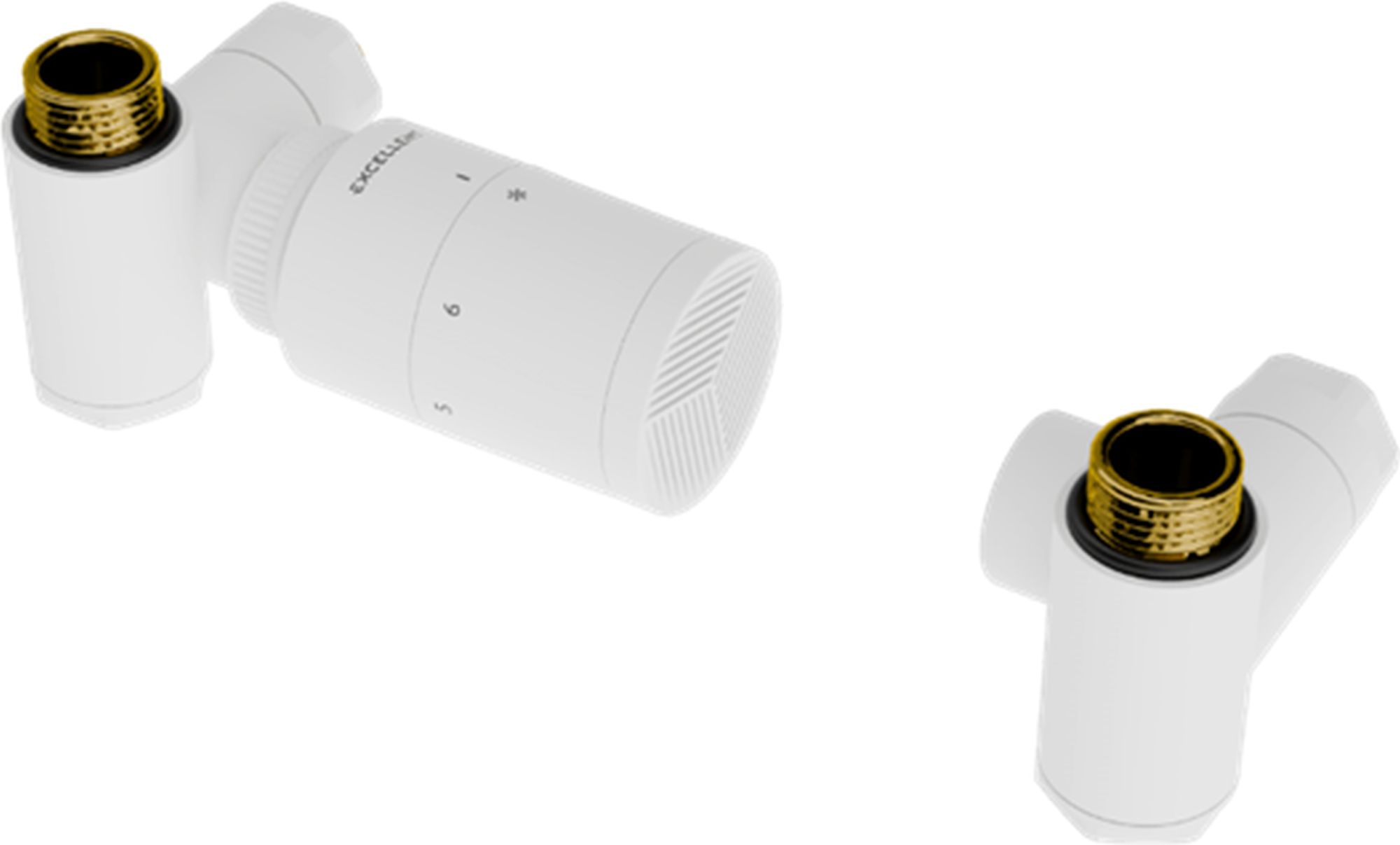 Excellent Caldo supapă termostatica cu trei axe alb GREX.CA10.L.TTG.WH