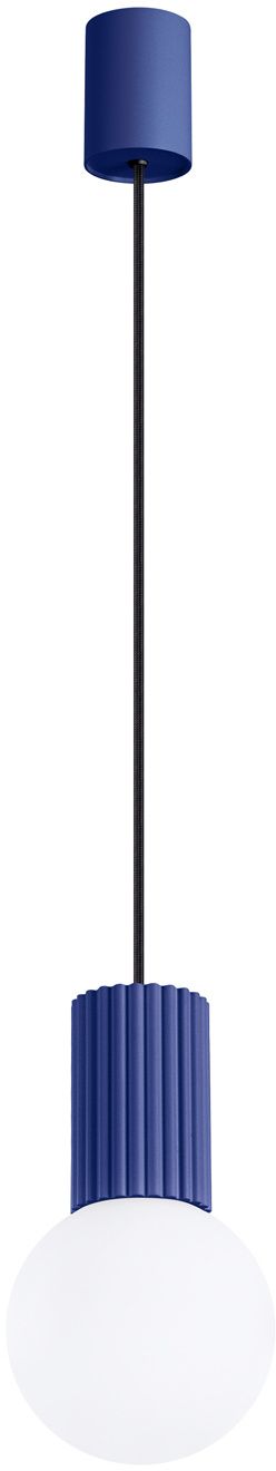 Sollux Lighting Halo lampă suspendată 1x8 W alb-albastru-închis SL.1739