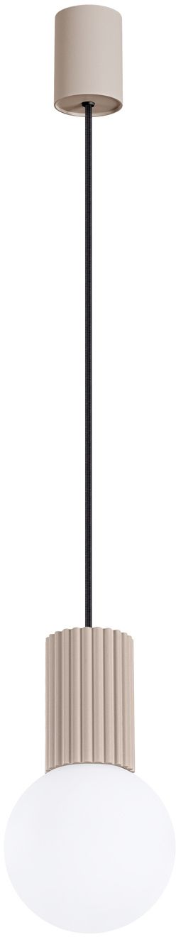 Sollux Lighting Halo lampă suspendată 1x8 W alb-bej SL.1744