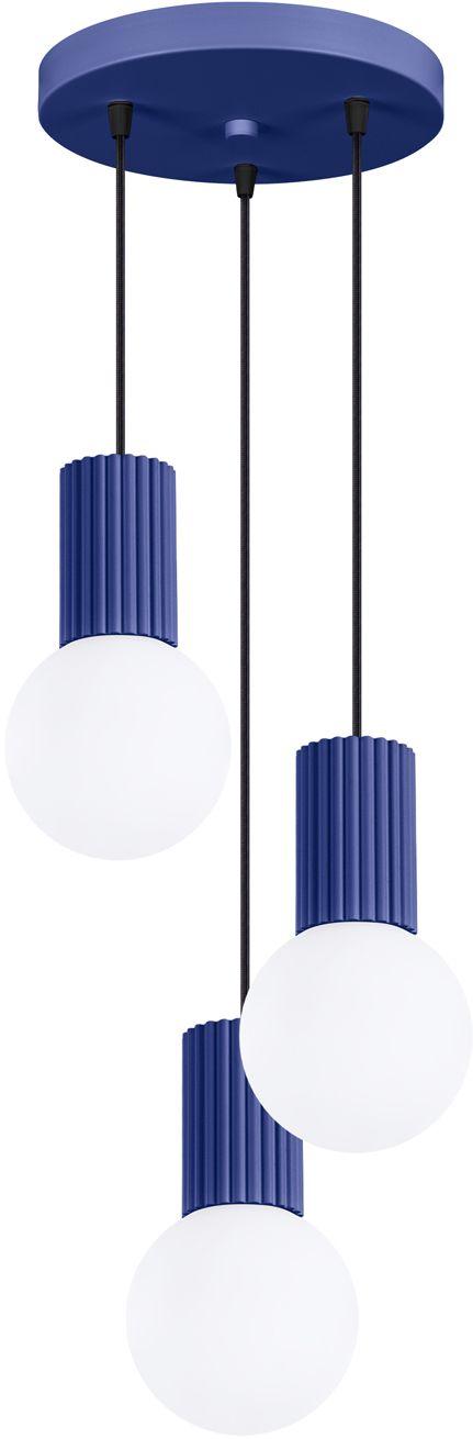Sollux Lighting Halo lampă suspendată 3x8 W alb-violet SL.1740