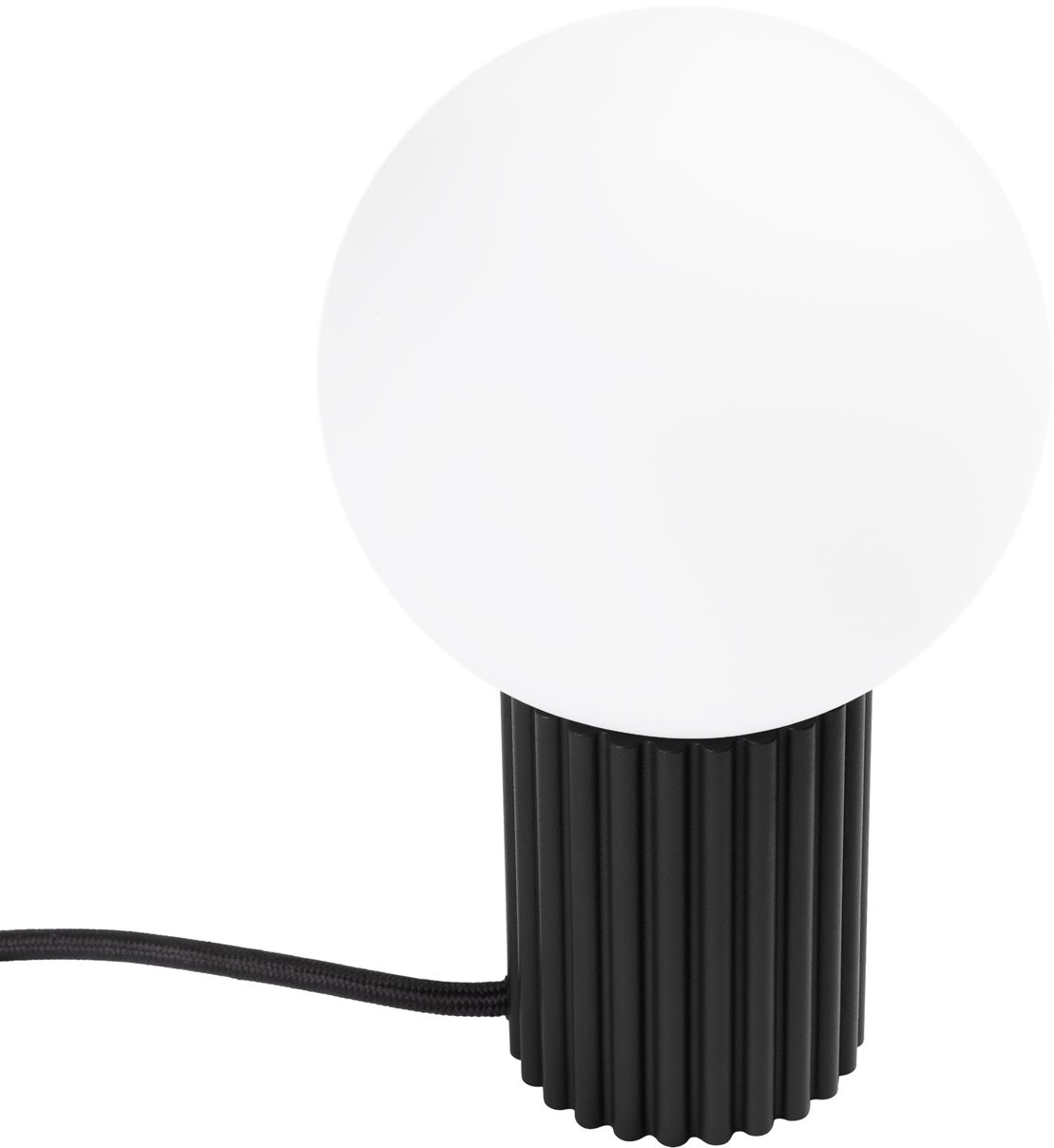 Sollux Lighting Halo veioză 1x8 W alb-negru SL.1716