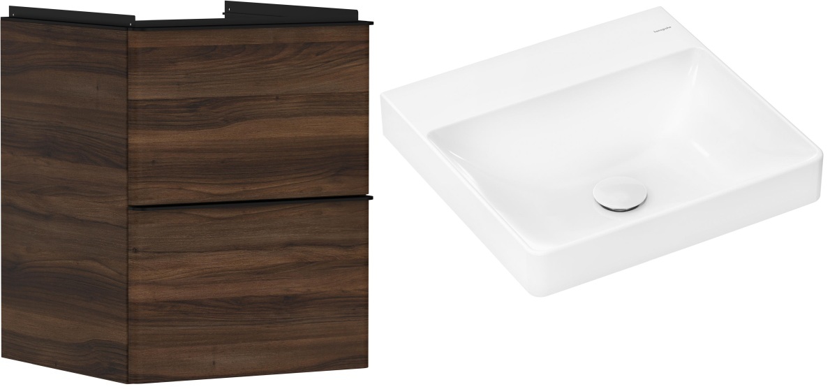 Set dulap Hansgrohe Xelu Q 54022670, lavoar Hansgrohe Xelu Q 61013450