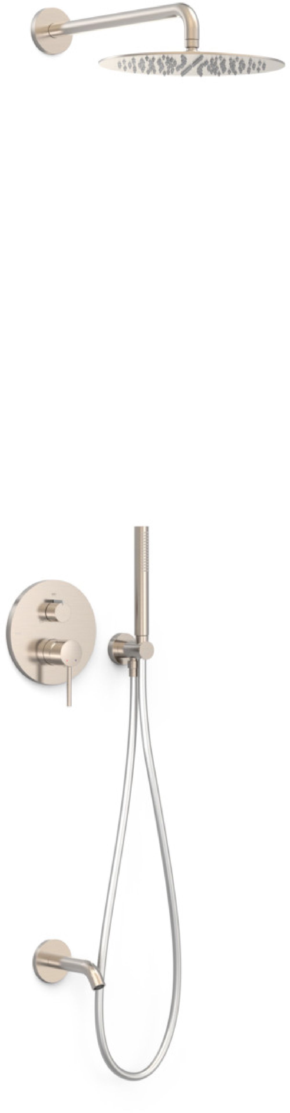 Tres Study set cadă și duș ascuns cu duș de ploaie || 26227302AC