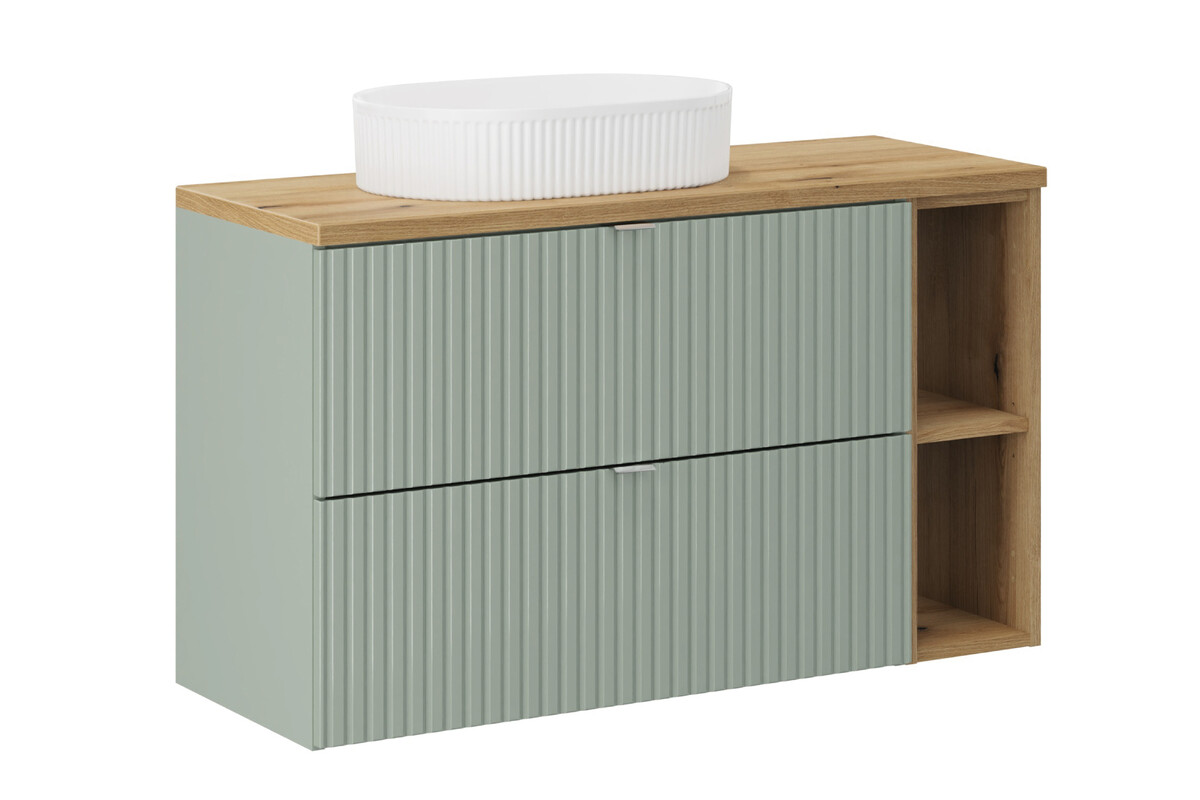Set dulap Comad Line Reed Green LINE REED GREEN D 82-80-2S, lavoar Comad Beyond BEYOND 5 WHITE ( E-6564 ), NOVA OAK 81-20-39, NOVA OAK A 89-100