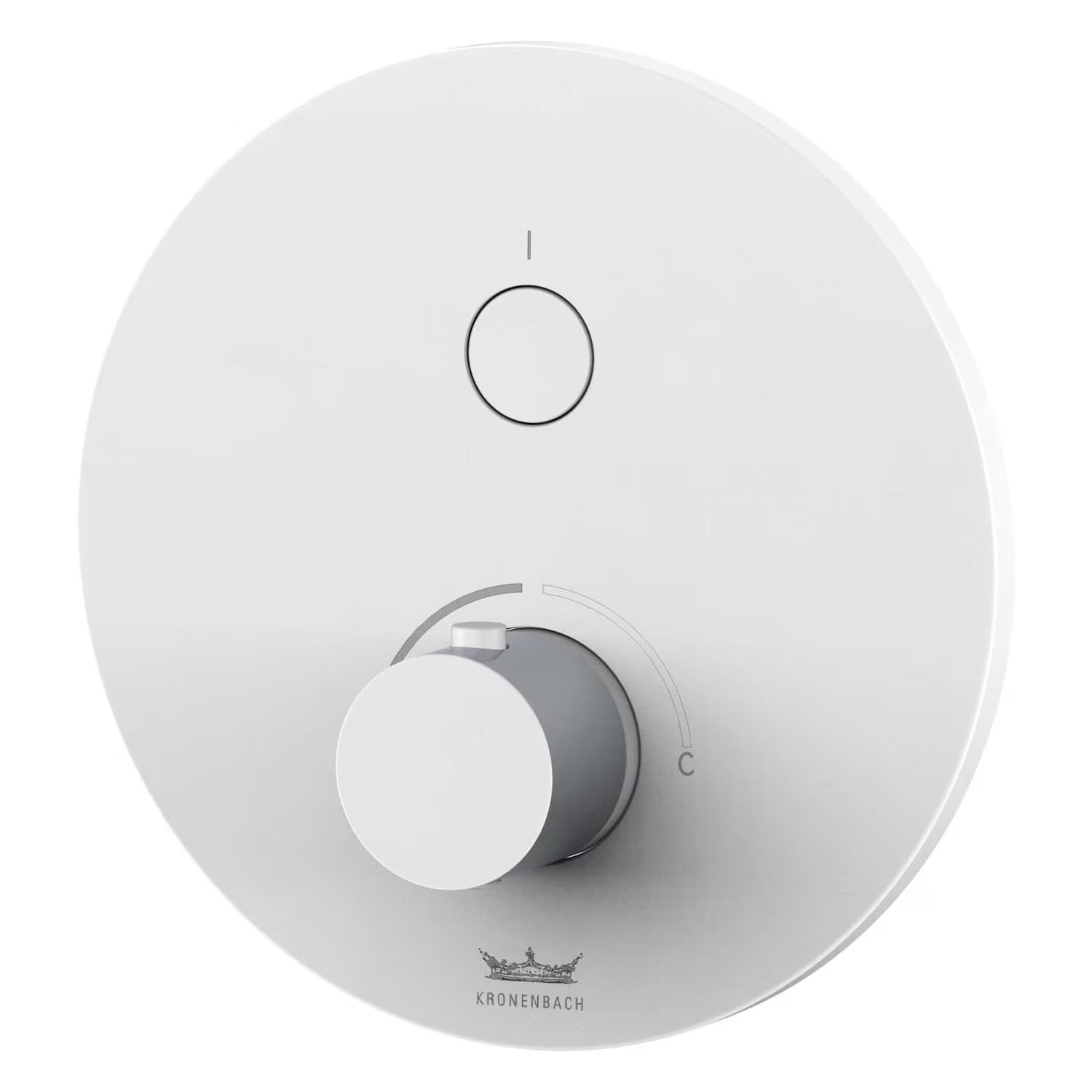 Kronenbach Smart Push baterie de duș ascuns alb 19043001WM