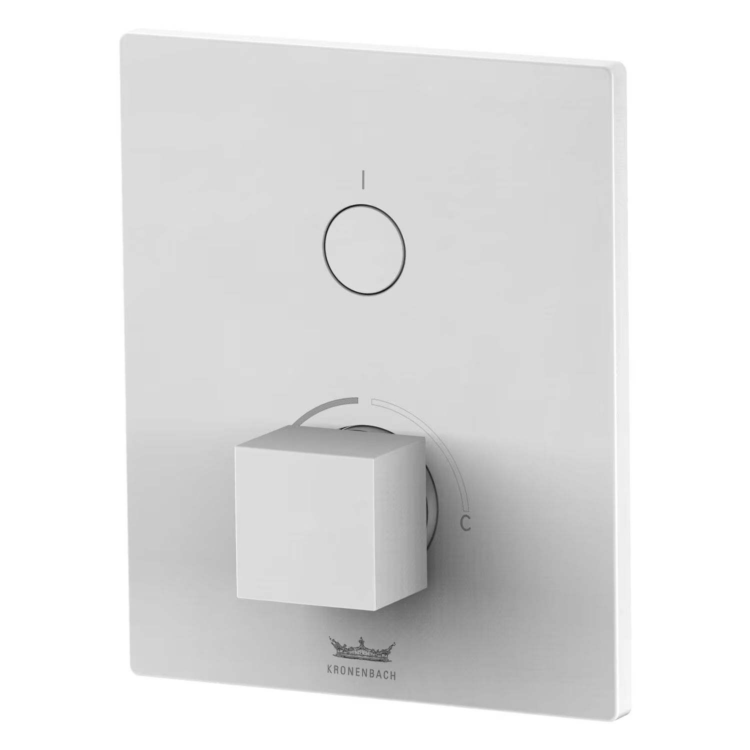 Kronenbach Smart Push baterie de duș ascuns alb 19045001WM