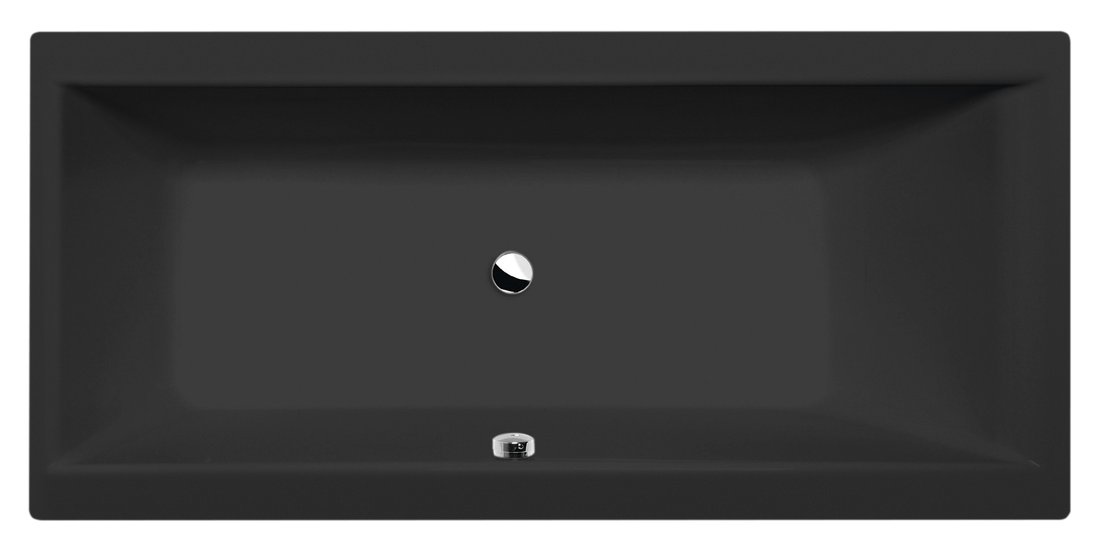 Polysan Cleo cada dreptunghiulară 160x75 cm negru 93611.21
