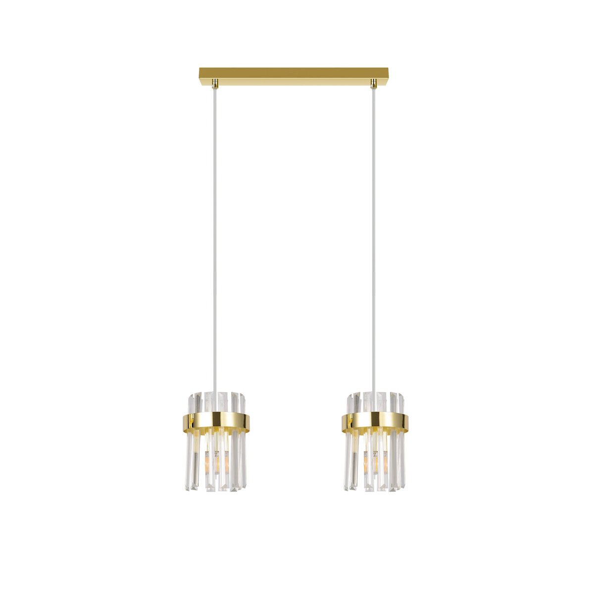 Light Prestige Vetro lampă suspendată 2x10 W auriu LP-2910/2L GD