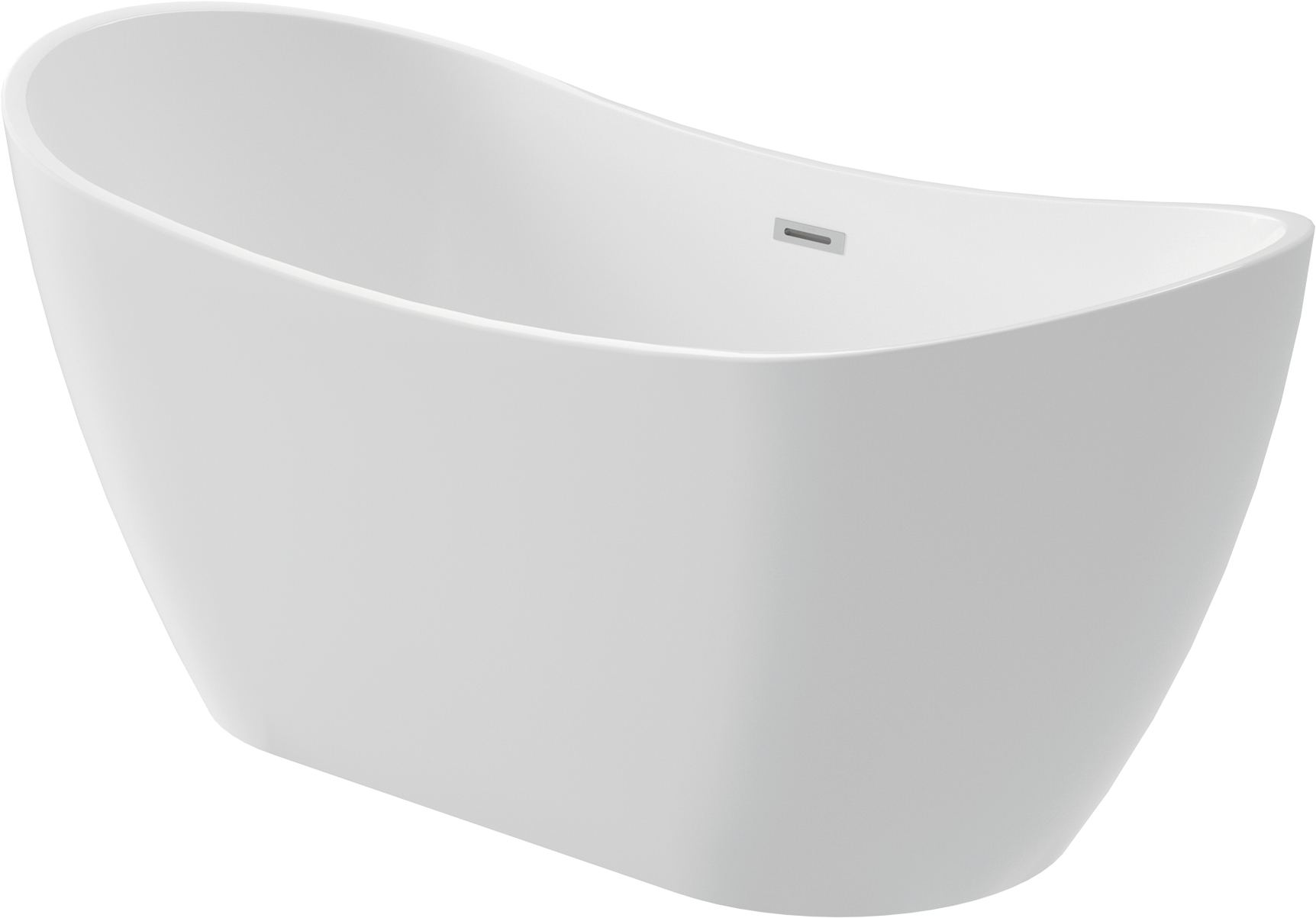 Deante Arnika cadă freestanding 160x72 cm ovală alb KDA_016V