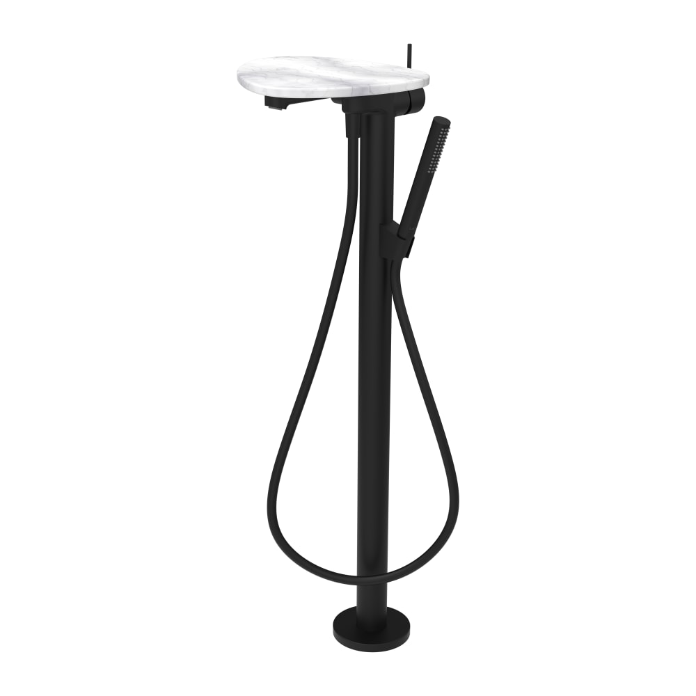 Laufen Ada baterie cadă-duș stativ negru-alb HF506781515060