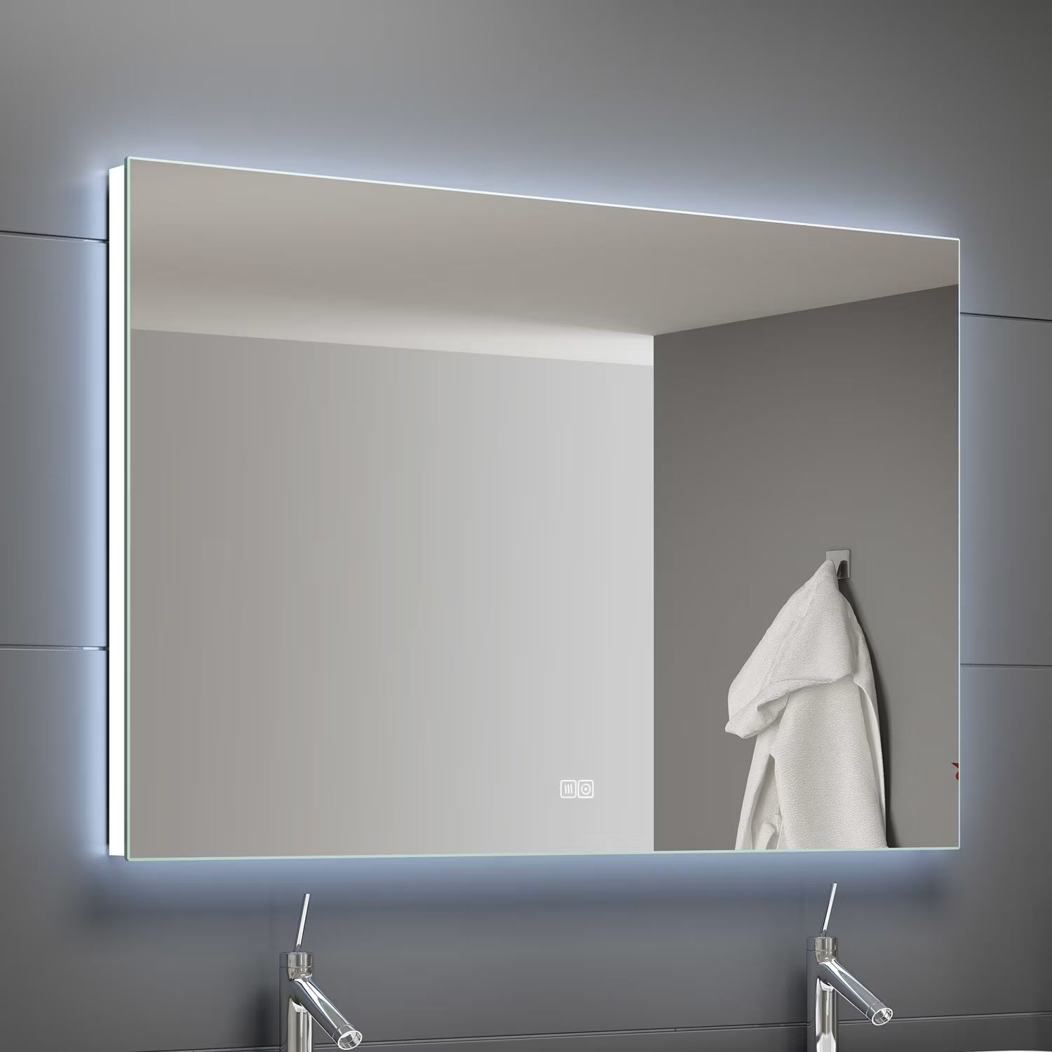 Kronenbach Night oglindă 100x80 cm dreptunghiular cu iluminare UN801076KBNNLED