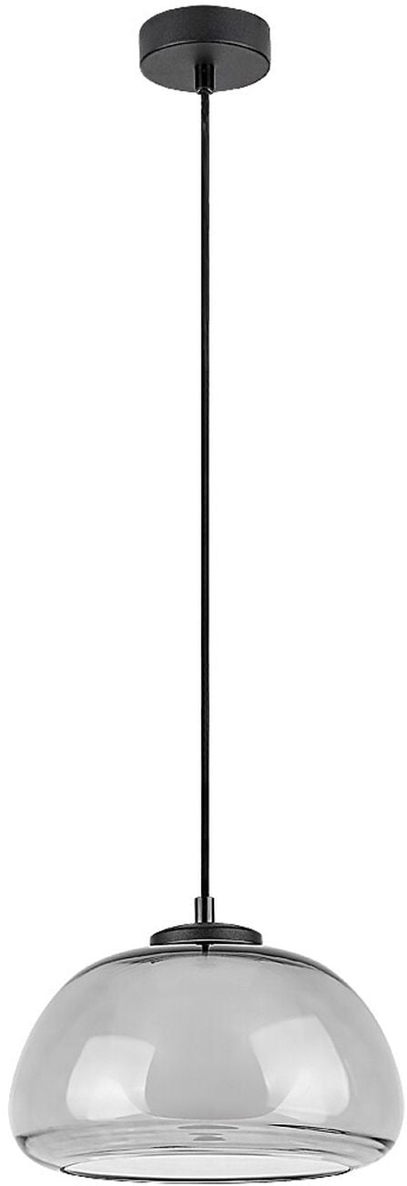 Rabalux Elowen lampă suspendată 1x5 W alb-negru-fumuriu 72275