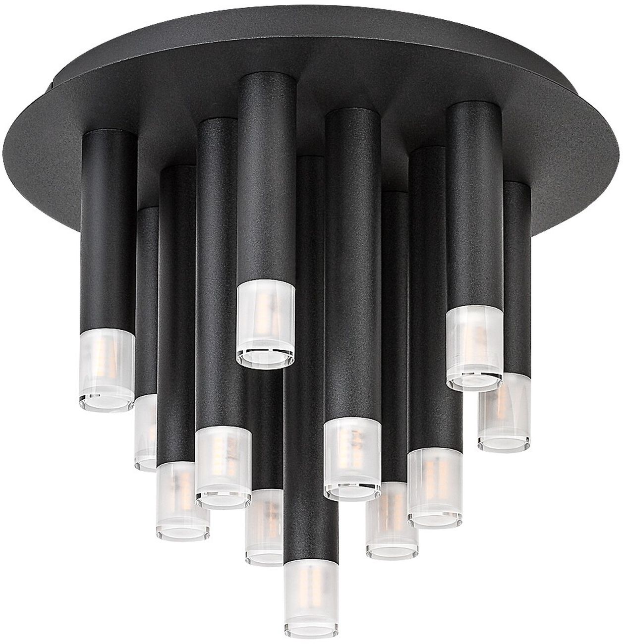 Rabalux Ramira lampă de tavan x5 W negru-transparent 71354