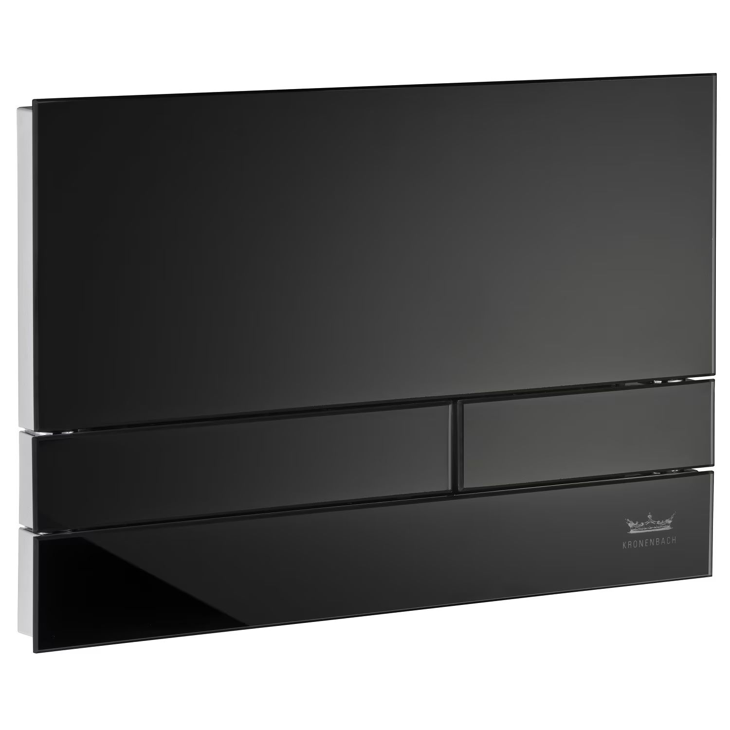 Kronenbach Plantec 2.0 buton de spălare pentru WC crom lucios-negru KB1126041904