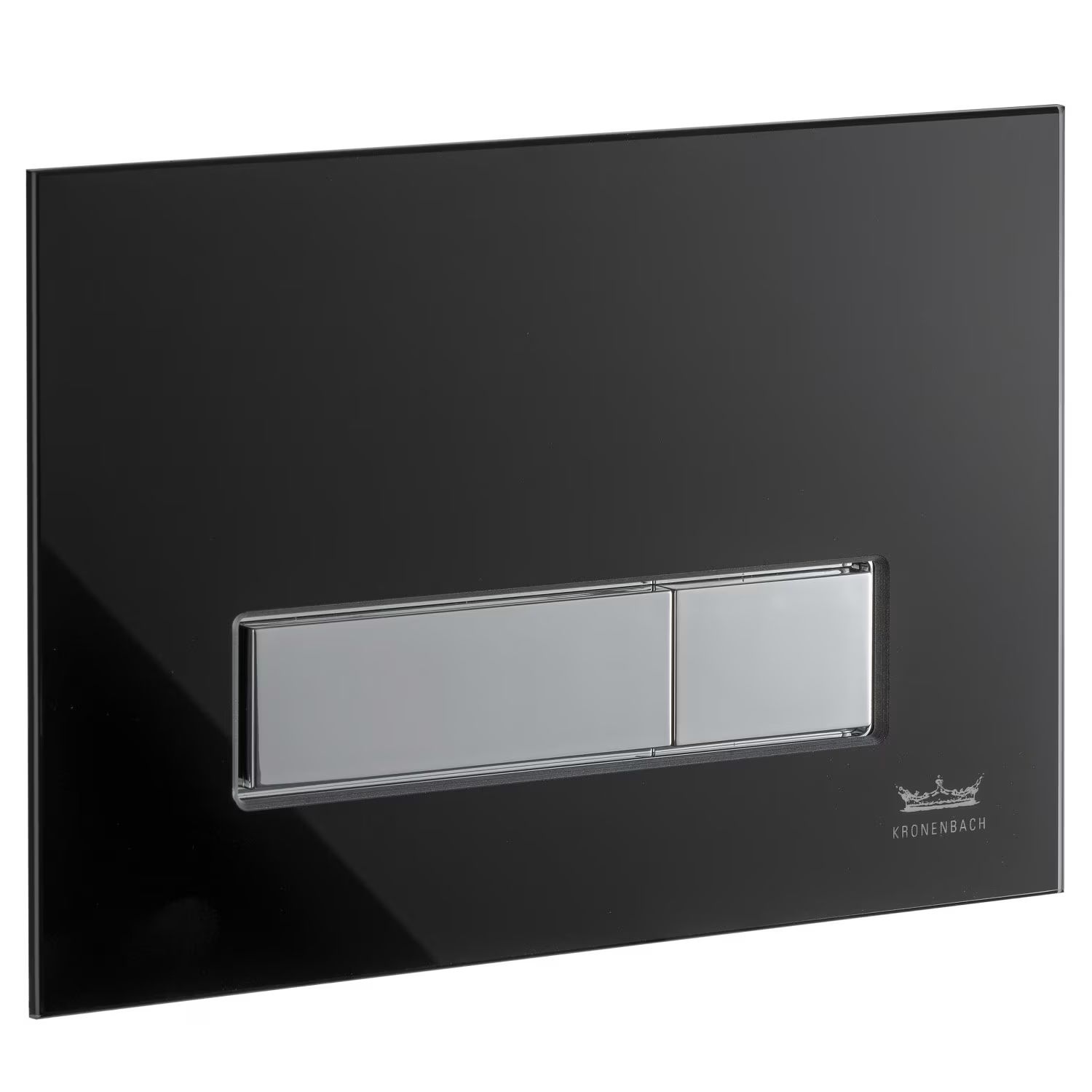 Kronenbach Plantec 2.0 buton de spălare pentru WC crom lucios-negru KB829021904