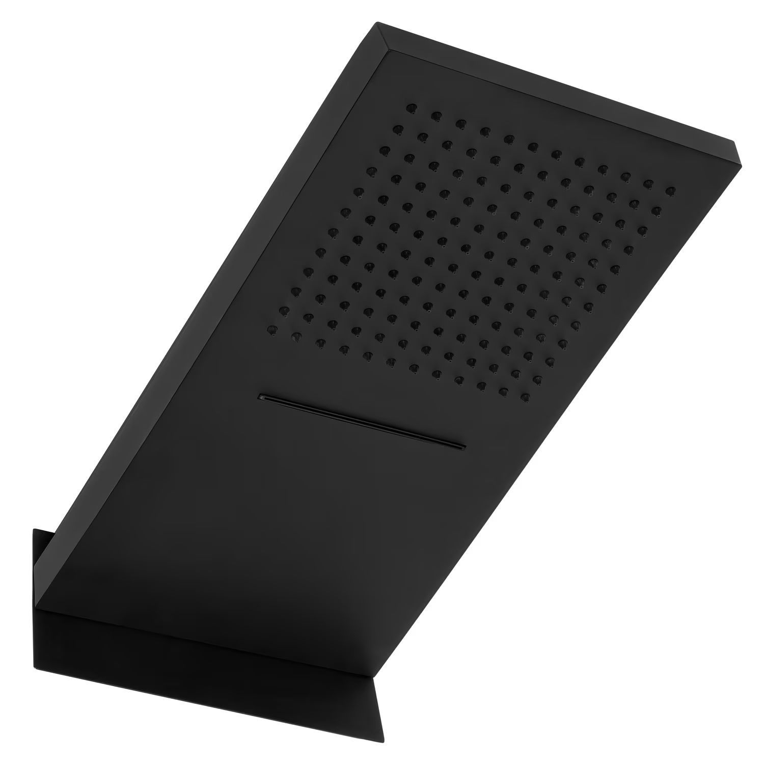 Kronenbach Spa cap de duș 50x25 cm dreptunghiular negru KBMBBPRBOR250-2-BL