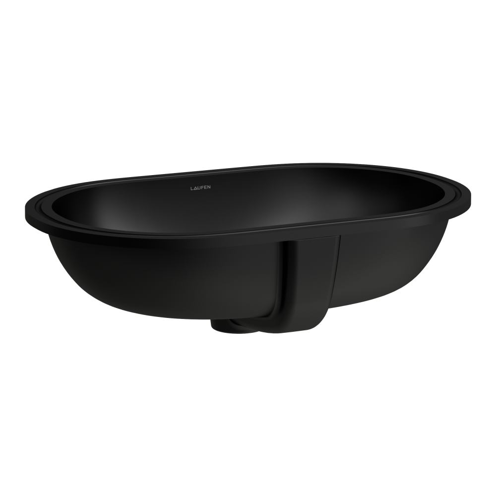 Laufen Savoy lavoar 51x31 cm ovale sub blat negru H8189467161091