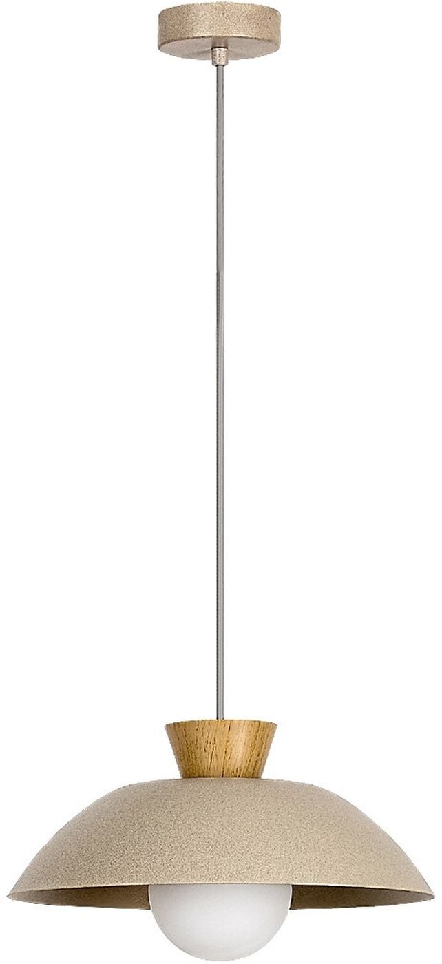 Rabalux Golnar lampă suspendată 1x5 W lemn-opal-bej 72230