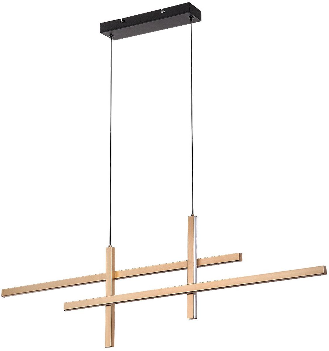 Rabalux Severine lampă suspendată 4x40 W alb-negru-auriu 72366