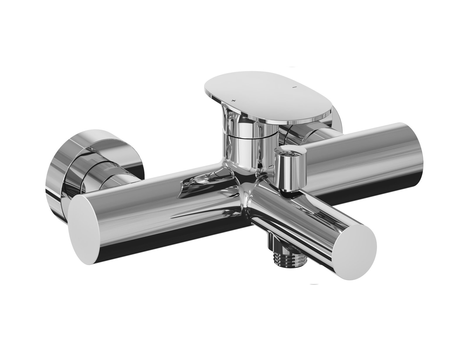 Ravak Spring baterie cadă-duș perete crom X070528