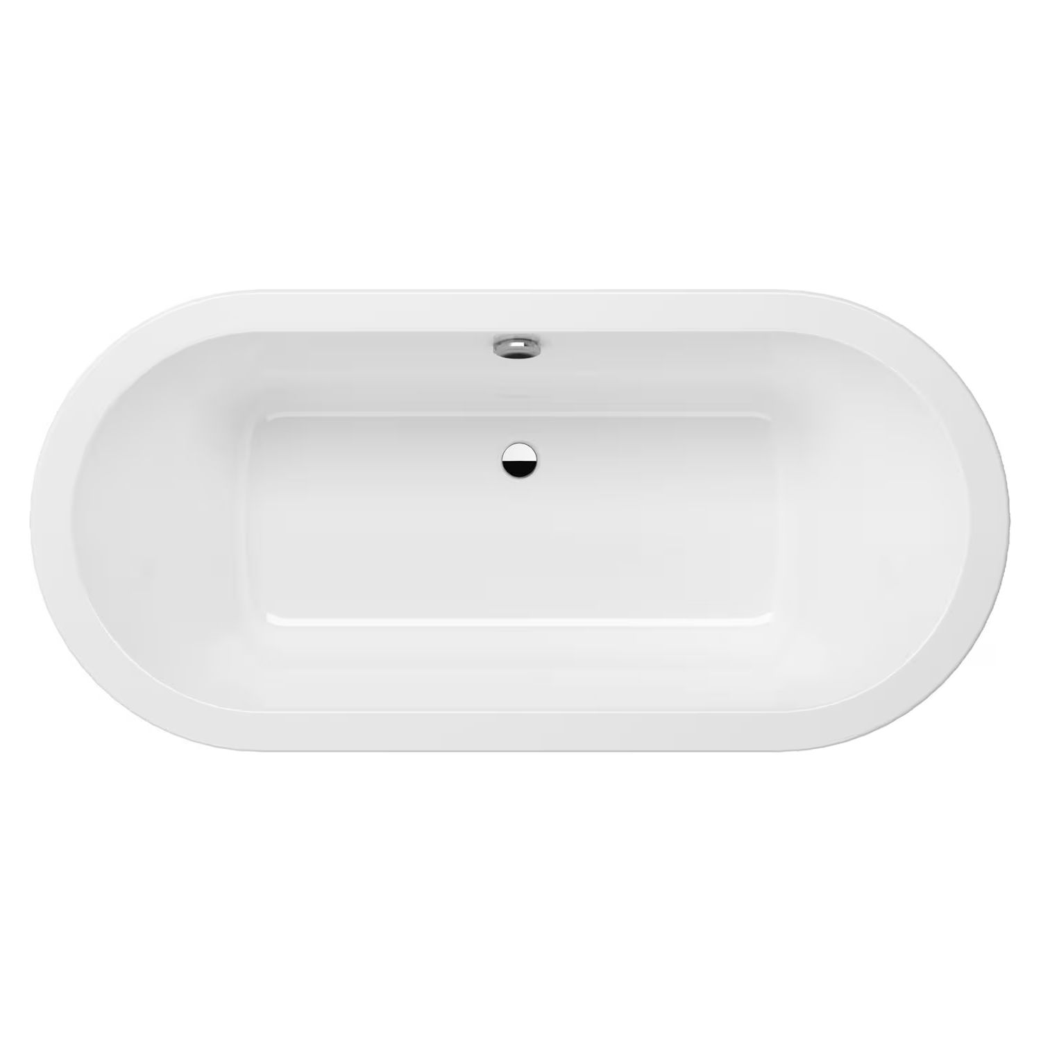 Kronenbach Tube cadă ovală 180x85 cm alb KBABO1885