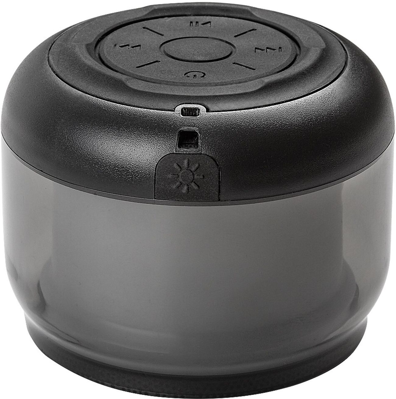 Rabalux Radelia veioză 1x3 W negru-transparent 76110