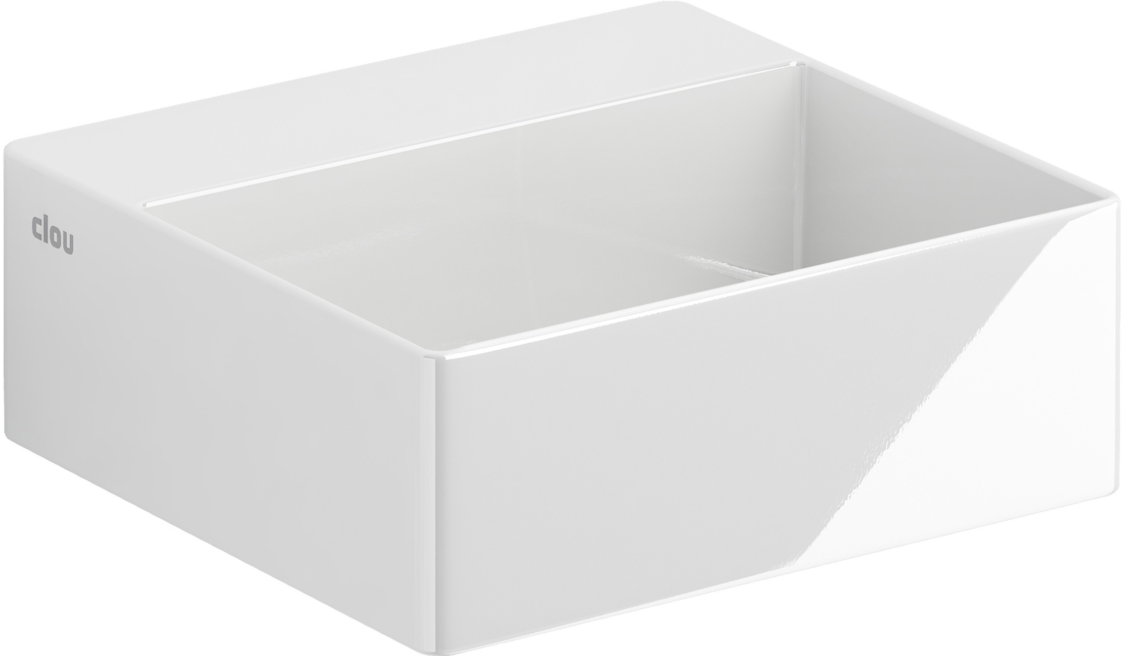 Clou New Flush lavoar 28x27 cm dreptunghiular clasică-de blat alb CL/03.03410