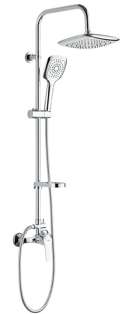 Kuchinox Fiona set de duș perete cu duș de ploaie crom PKF_00KB