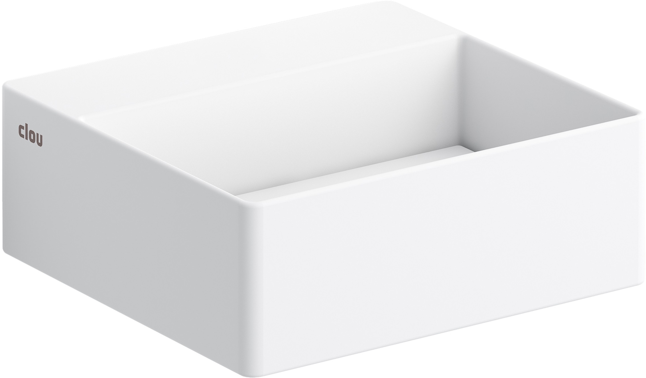 Clou New Flush lavoar 28x27 cm dreptunghiular clasică-de blat alb CL/03.13410.02