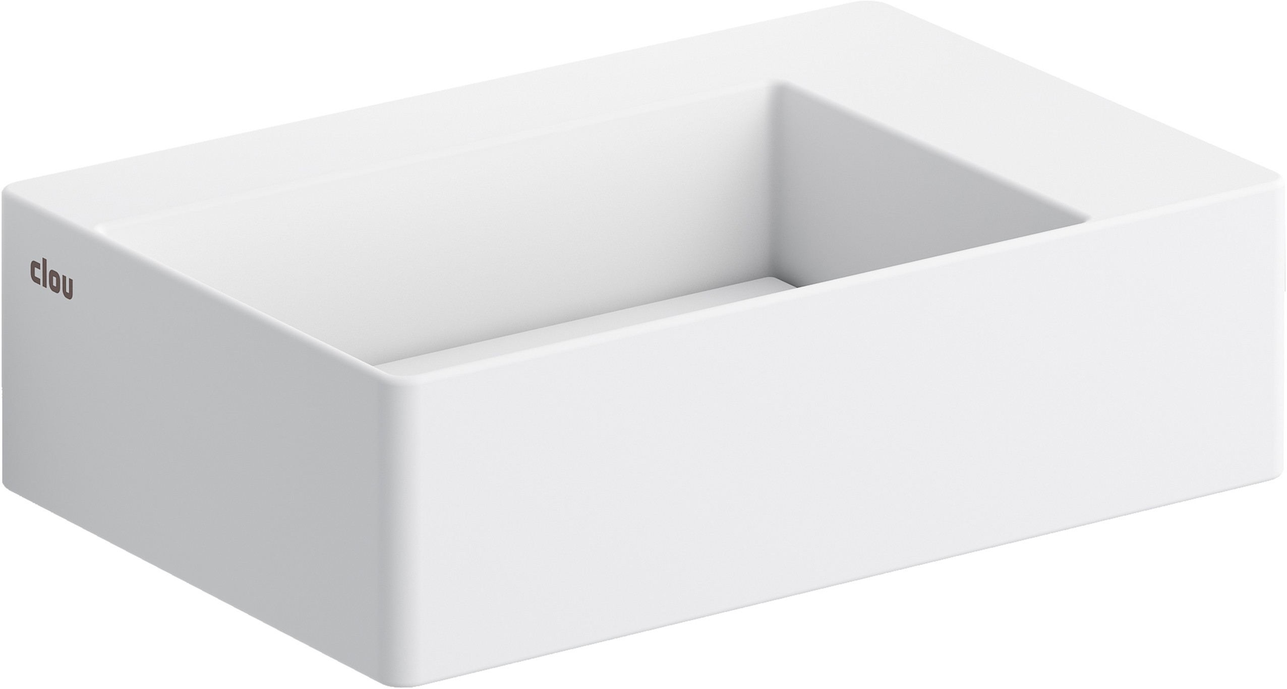 Clou New Flush lavoar 35.5x24.5 cm dreptunghiular clasică-de blat alb CL/03.13420.02