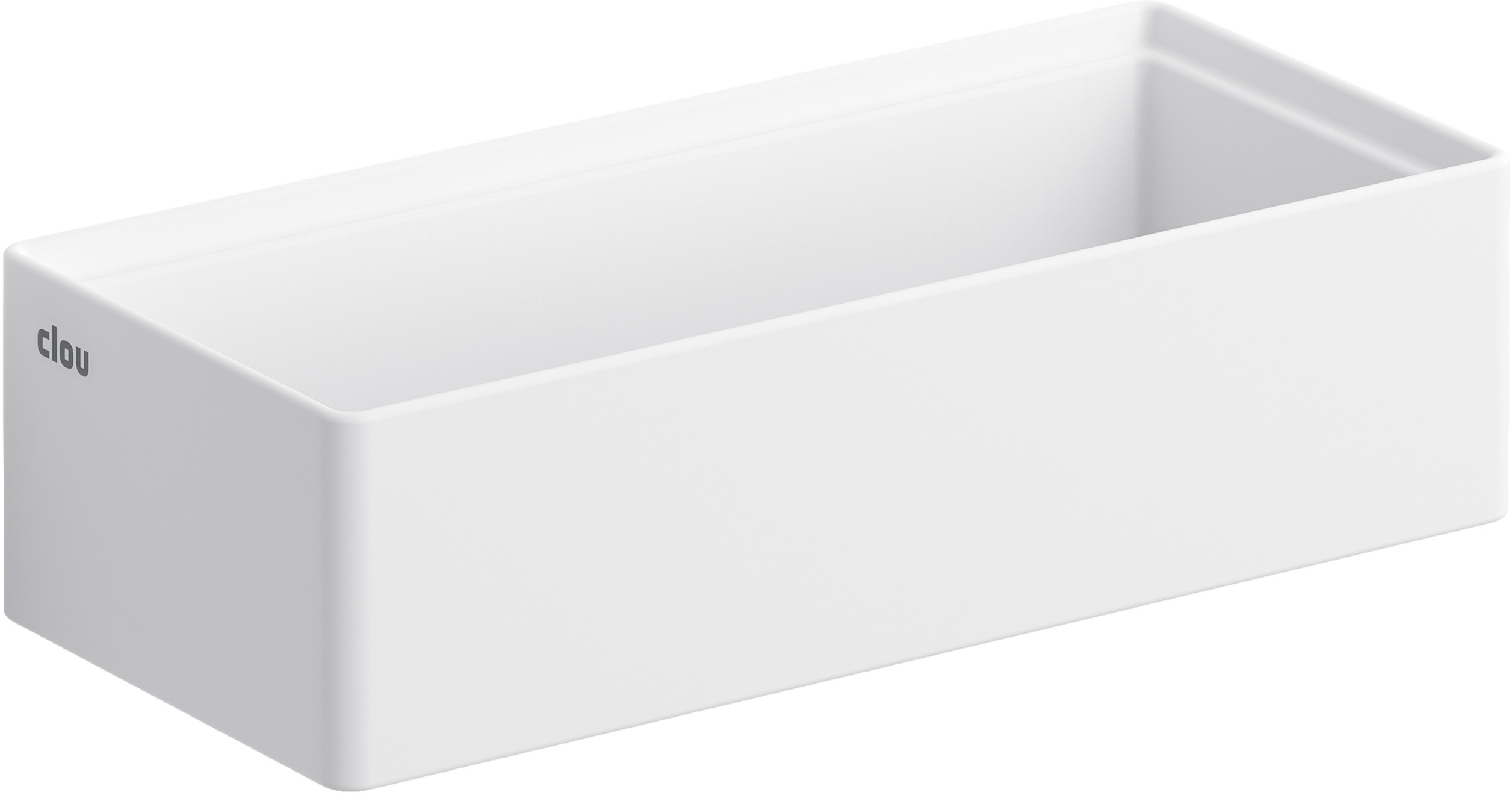 Clou New Flush lavoar 38x18 cm dreptunghiular clasică-de blat alb CL/03.13431.02