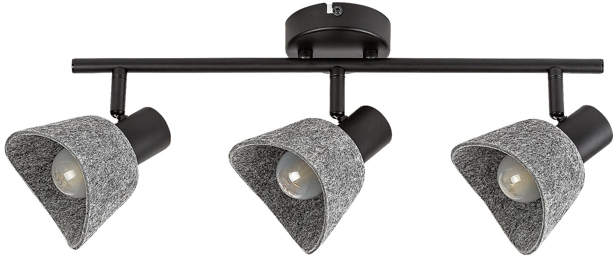 Rabalux Farelia lampă de tavan 3x10 W negru-gri 73007